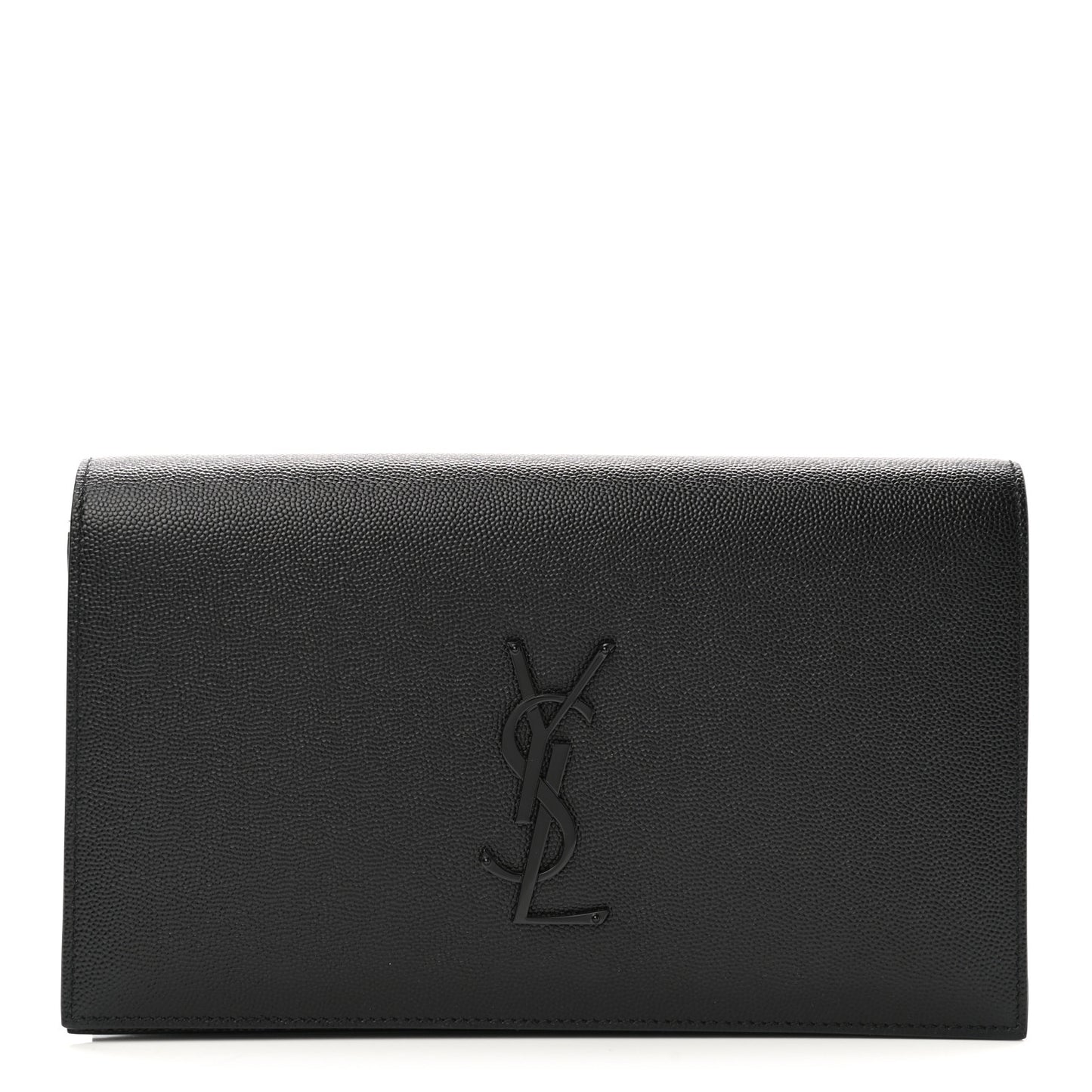 Grain De Poudre Classic Monogram Kate Clutch Black