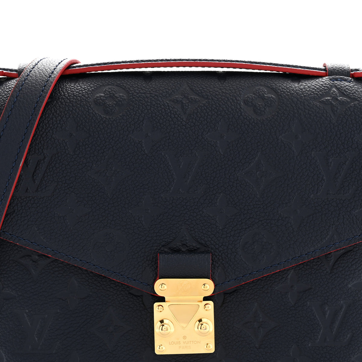 Empreinte Pochette Metis  Marine Rouge