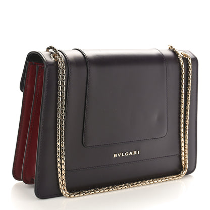 Bulgari Calfskin Serpenti Forever Shoulder Bag Plum 4 of 11