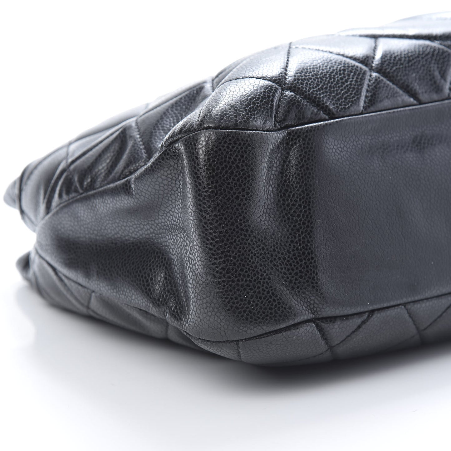 Caviar Quilted Timeless CC Soft Tote Black