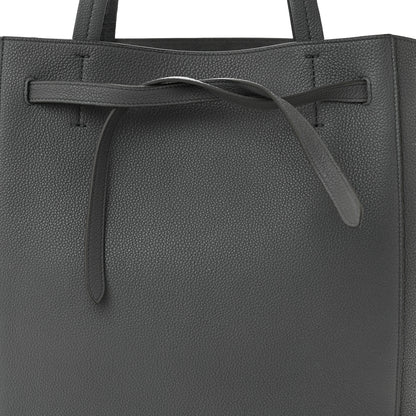 Celine Soft Grained Calfskin Small Belt Cabas Phantom Grey 8 of 10