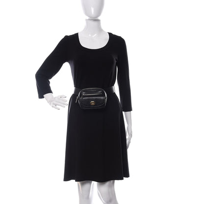 Gucci Fluffy Calfskin Mini Morpheus Belt Bag 70 28 Black 3 of 23