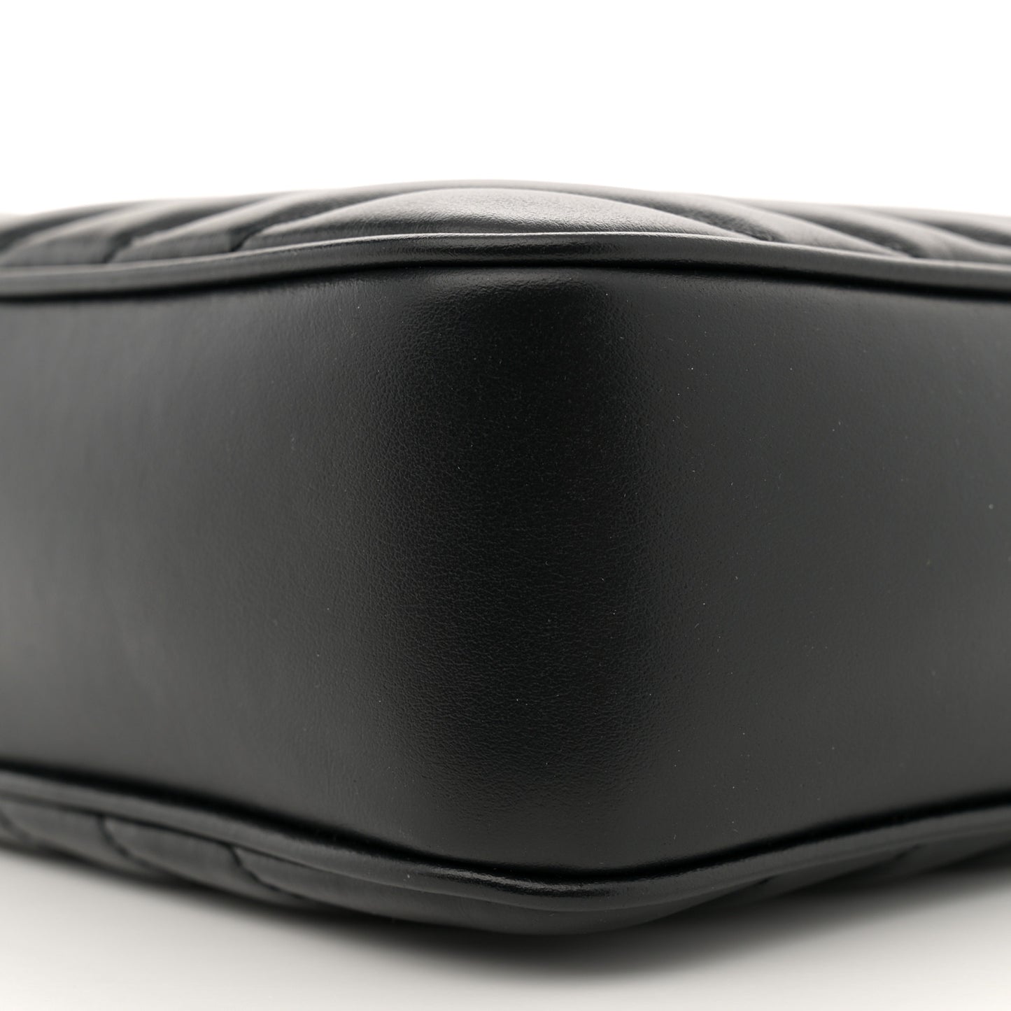 Calfskin Matelasse Monogram Lou Camera Bag Black
