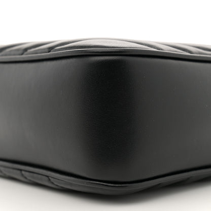 Saint Laurent Calfskin Matelasse Monogram Lou Camera Bag Black 10 of 12