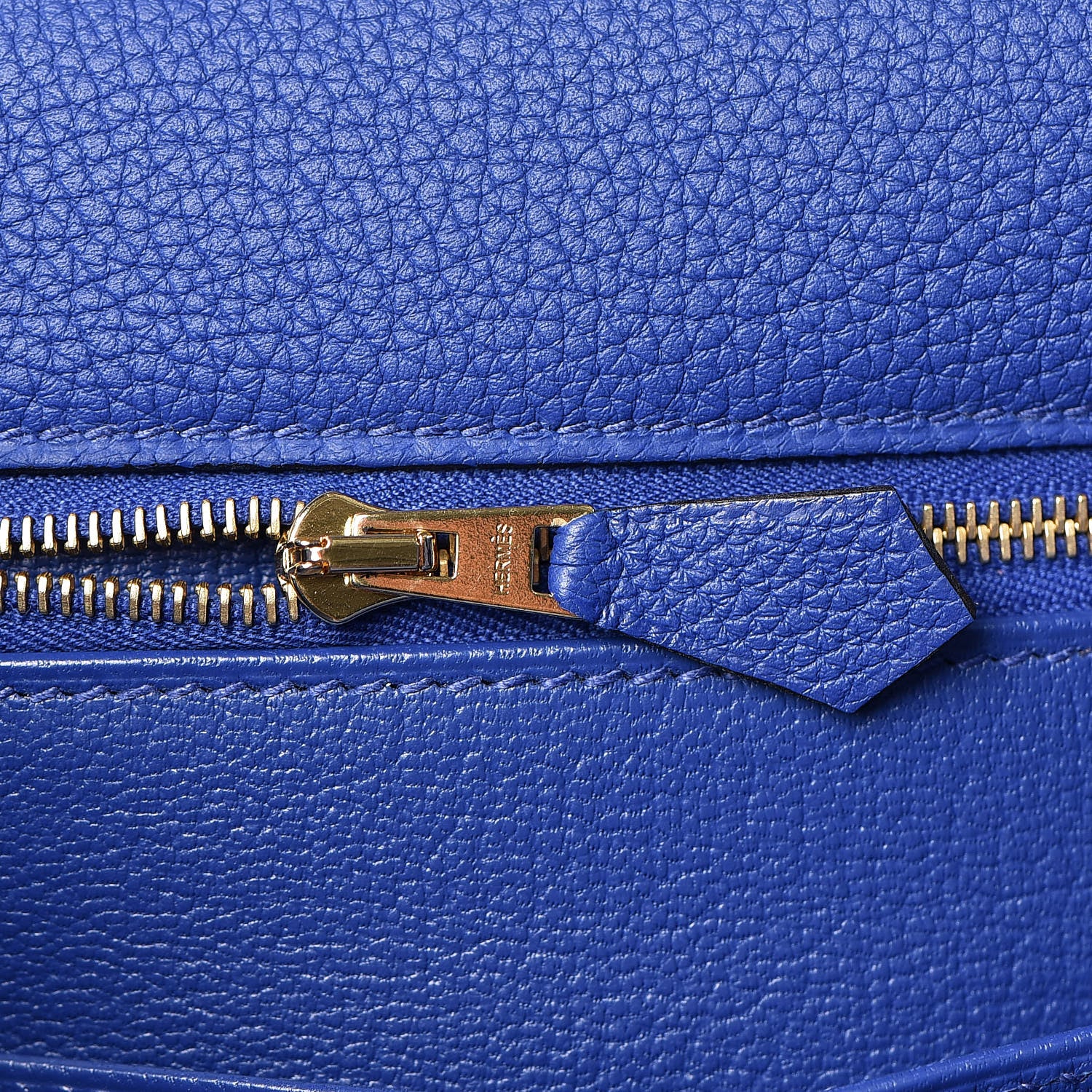 Hermes Togo Kelly Retourne 35 Bleu Electrique 22 of 37