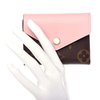 Louis Vuitton Monogram Zoe Wallet Rose Ballerine 2 of 8