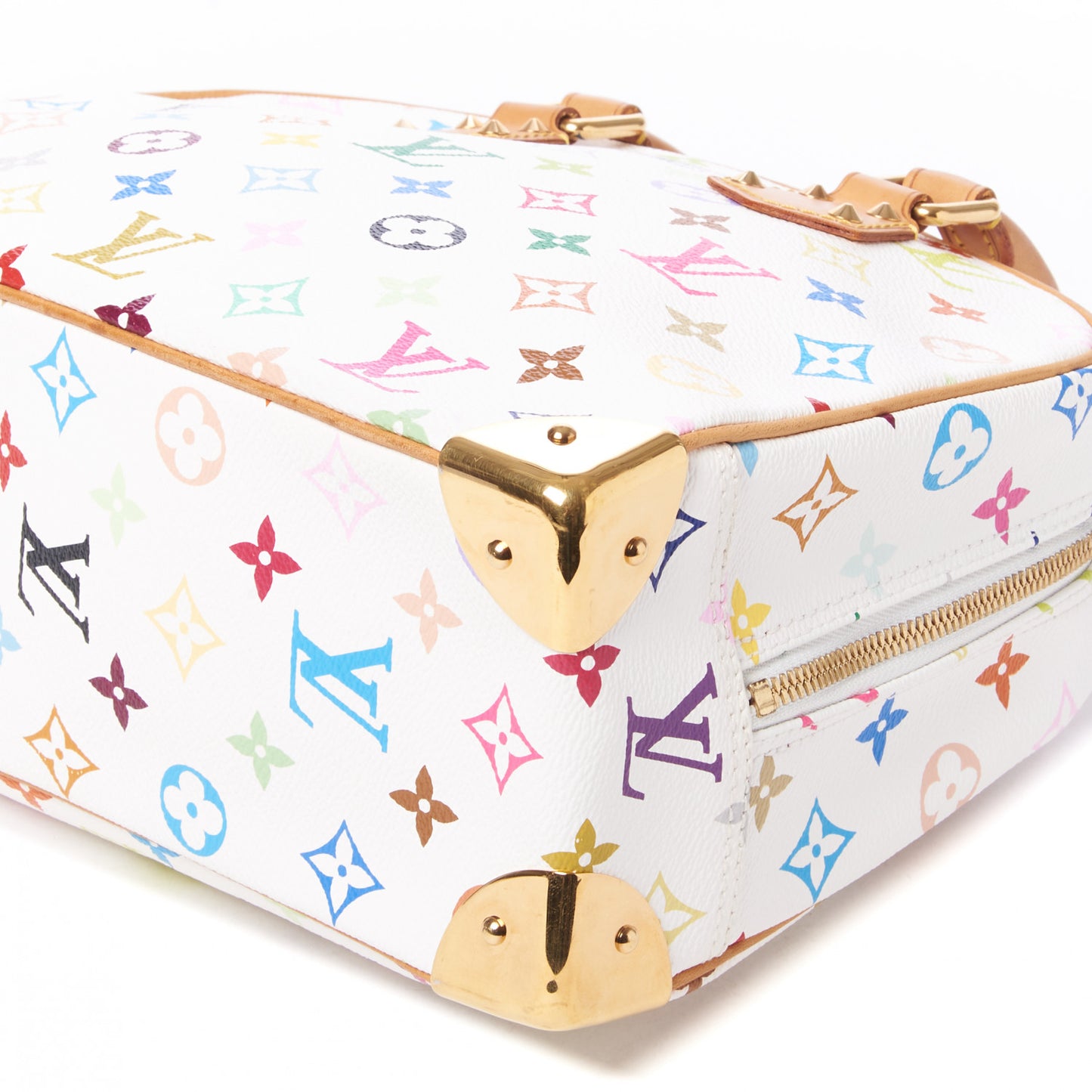 Monogram Multicolor Trouville White