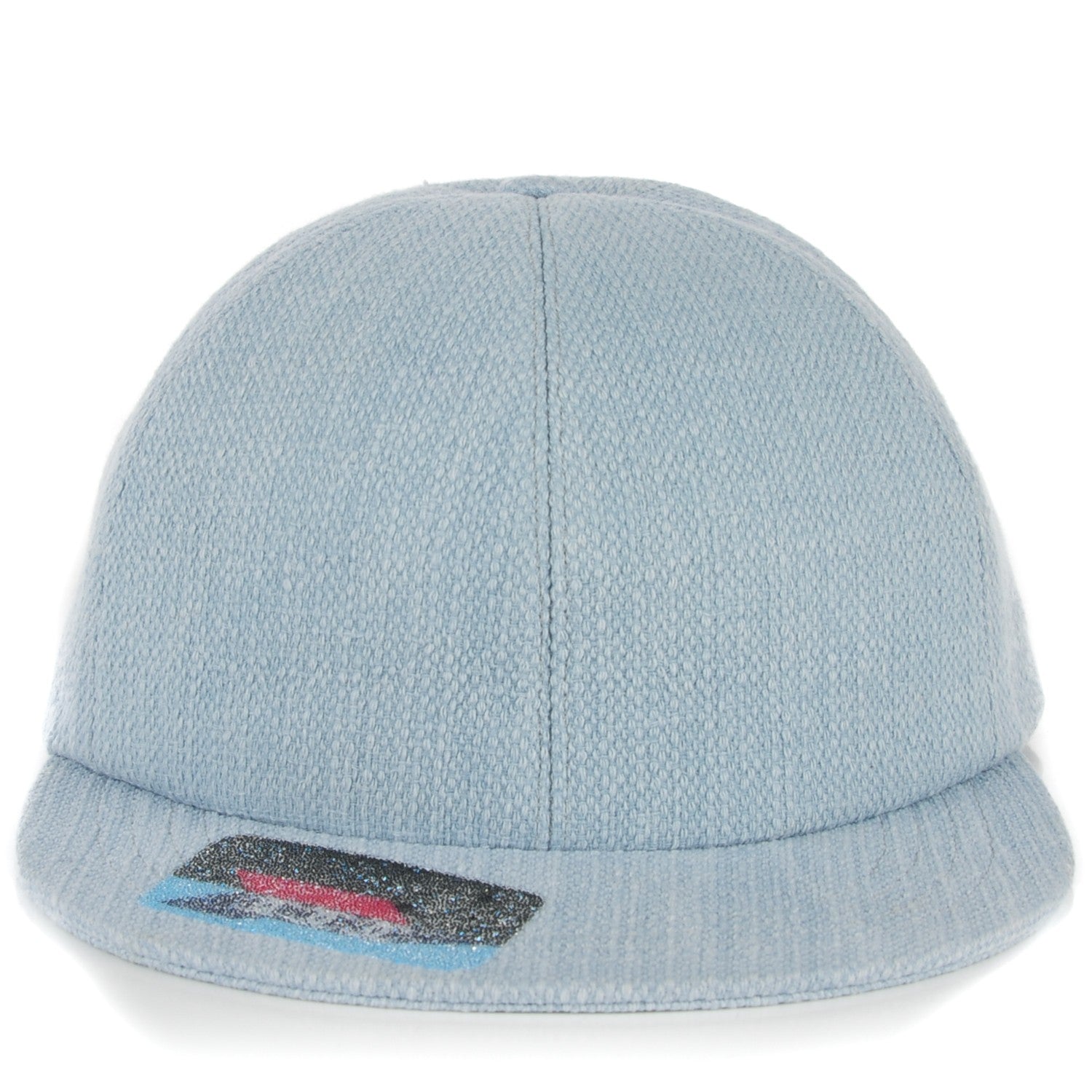 Chanel Cotton Strass Cap Hat Blue 1 of 8