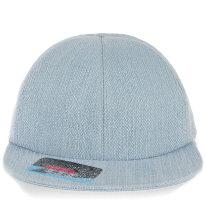 Chanel Cotton Strass Cap Hat Blue 1 of 8