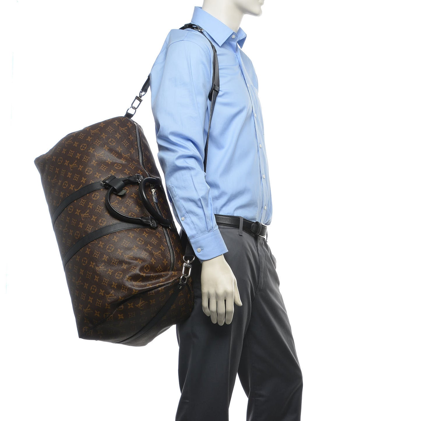 Monogram Macassar Keepall Bandouliere 55