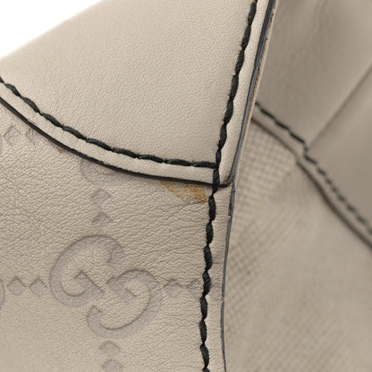 Gucci Guccissima Signature Medium Emily Hobo Mystic White 16 of 16