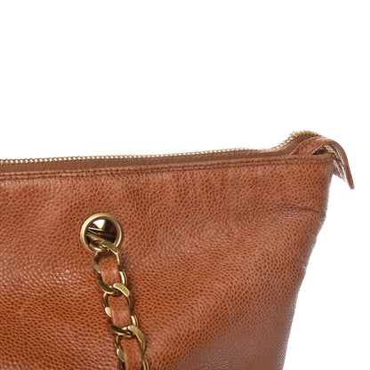 Chanel Caviar Flap Shoulder Bag Brown 15 of 26