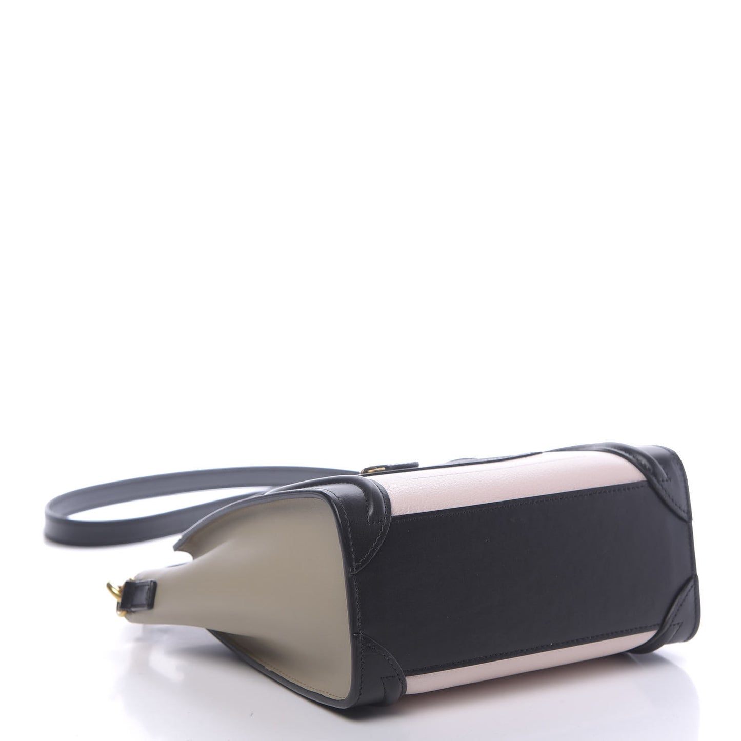 Smooth Drummed Calfskin Nano Tri-Color Luggage Light Rose