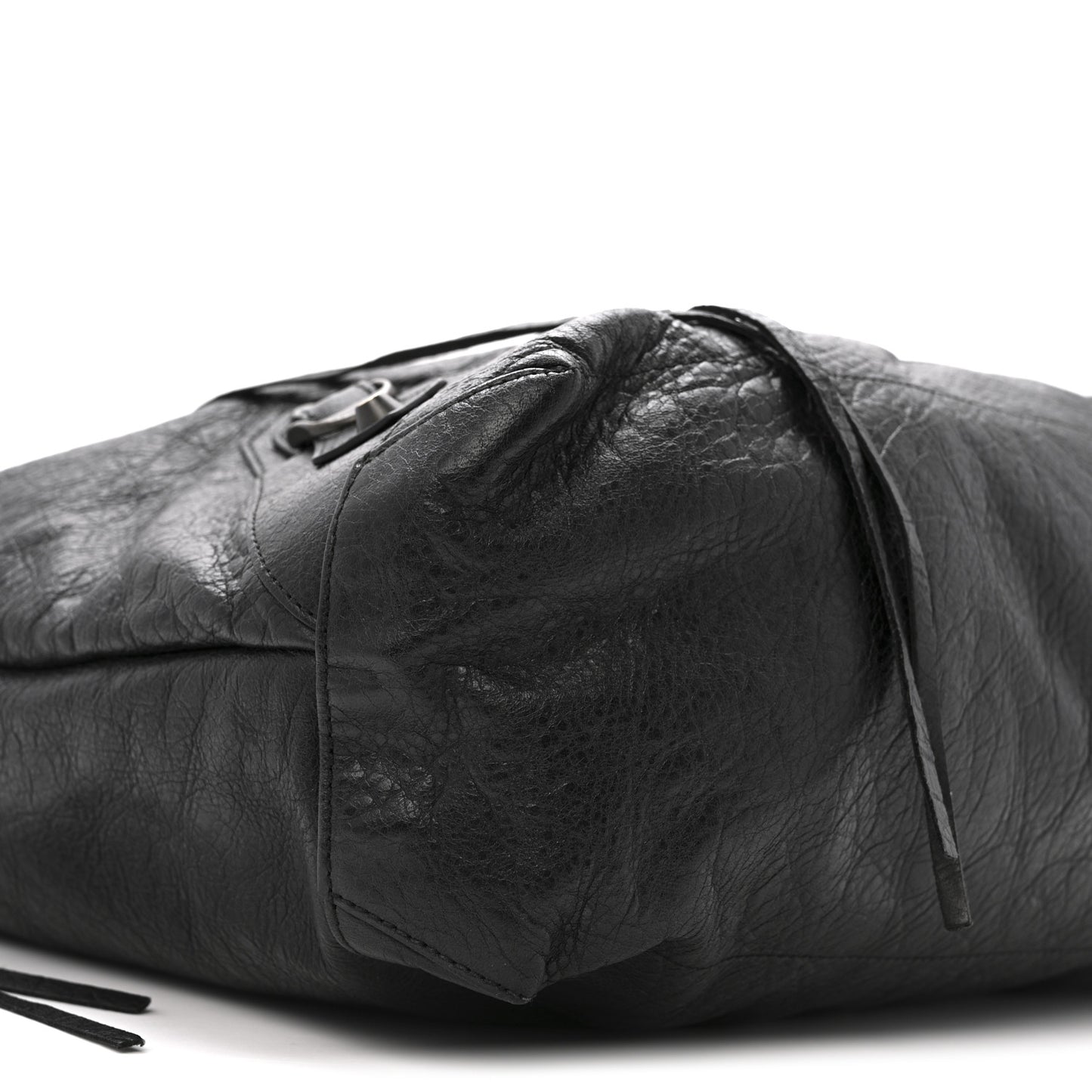 Agneau Classic Hardware Day Hobo Black