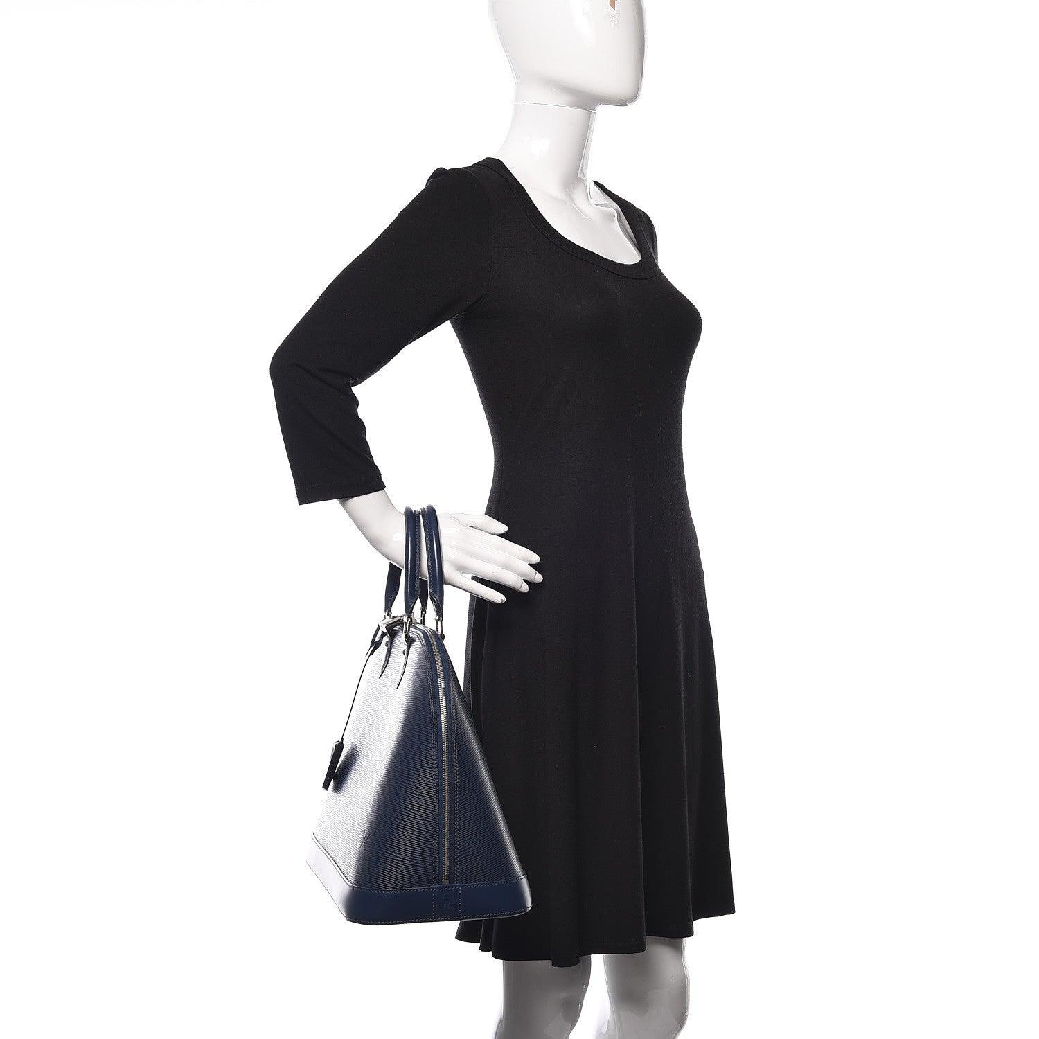 Louis Vuitton Epi Alma MM Indigo 2 of 13