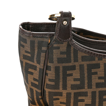 Fendi Zucca Small Chef Shopping Tote Tobacco Moro 13 of 15