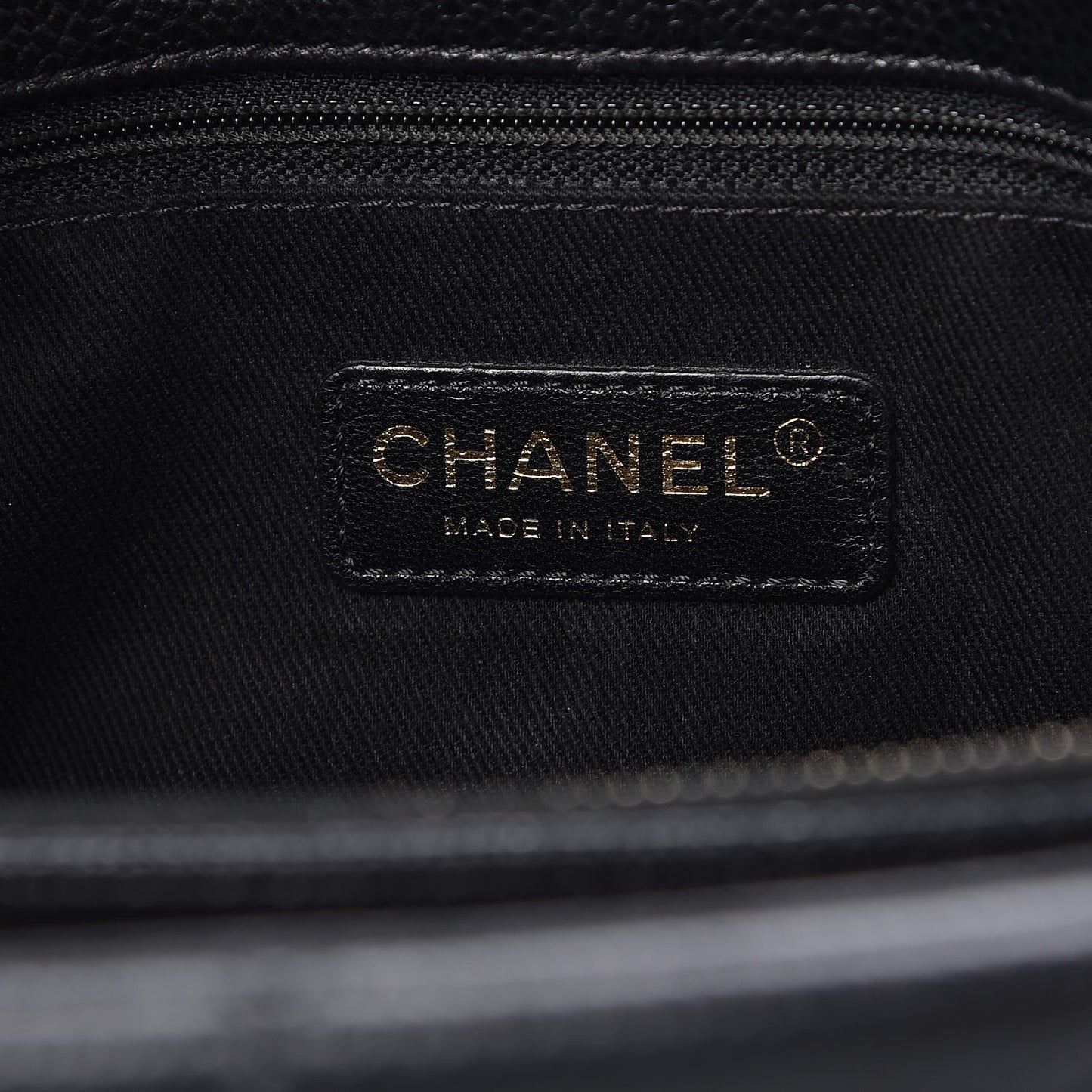 Caviar Quilted CC Timeless Tote Black
