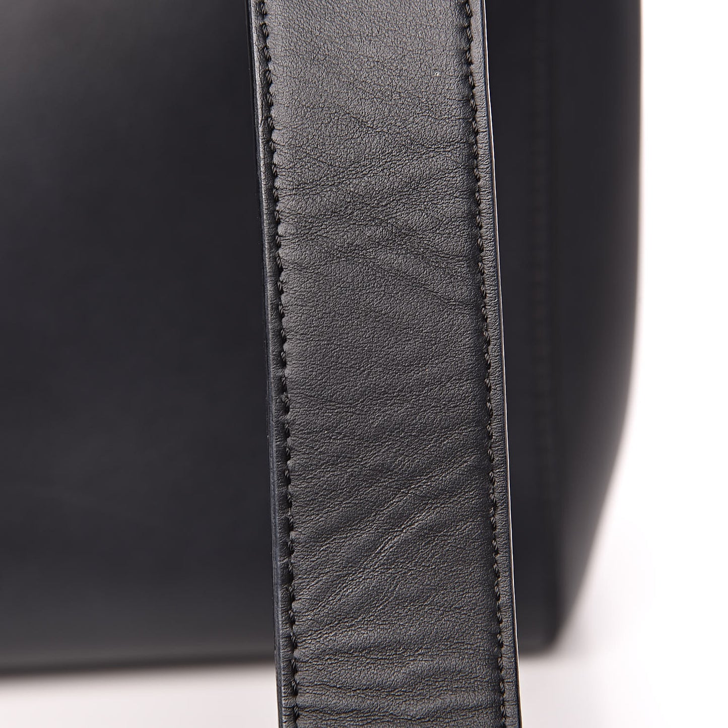 Vitello Baltico Dolce Shiny Nappa Lace Up DotCom Satchel Black Blue