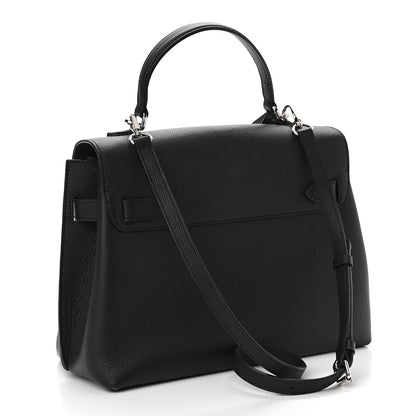 Louis Vuitton Soft Calfskin Lockme Ever MM Black 3 of 10