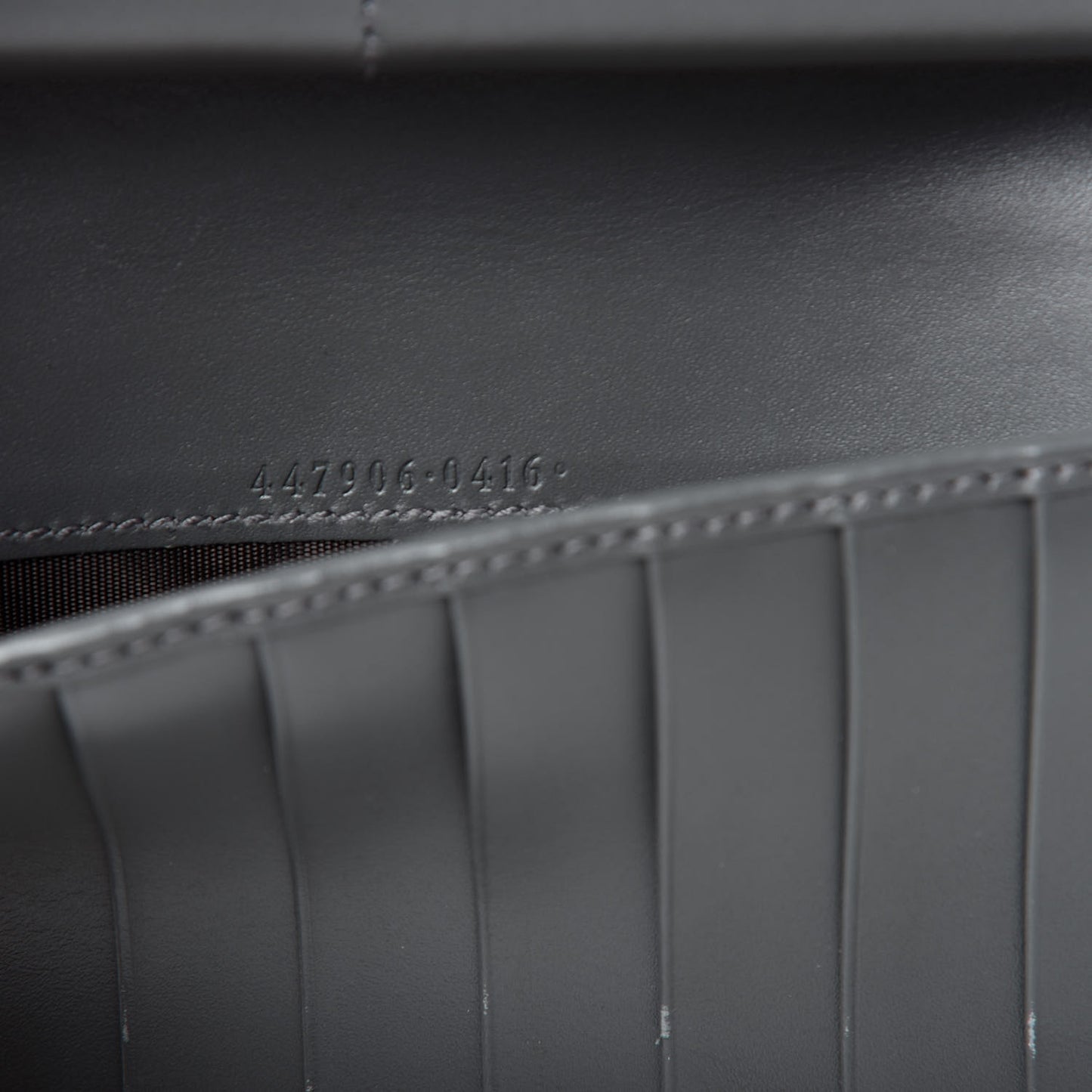 Guccissima Signature Zip Around Organizer Wallet Grey