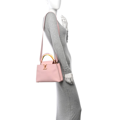 Louis Vuitton Taurillon Resin Murano Capucines BB Rose Jasmin 2 of 10