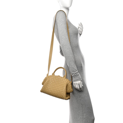 Bottega Veneta Nappa Intrecciato Padded Small The Top Handle Tote Bag Porridge 2 of 12