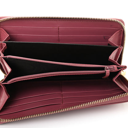 Gucci Imprime Monogram GG Pierce Zip Around Wallet Vintage Rose 5 of 14