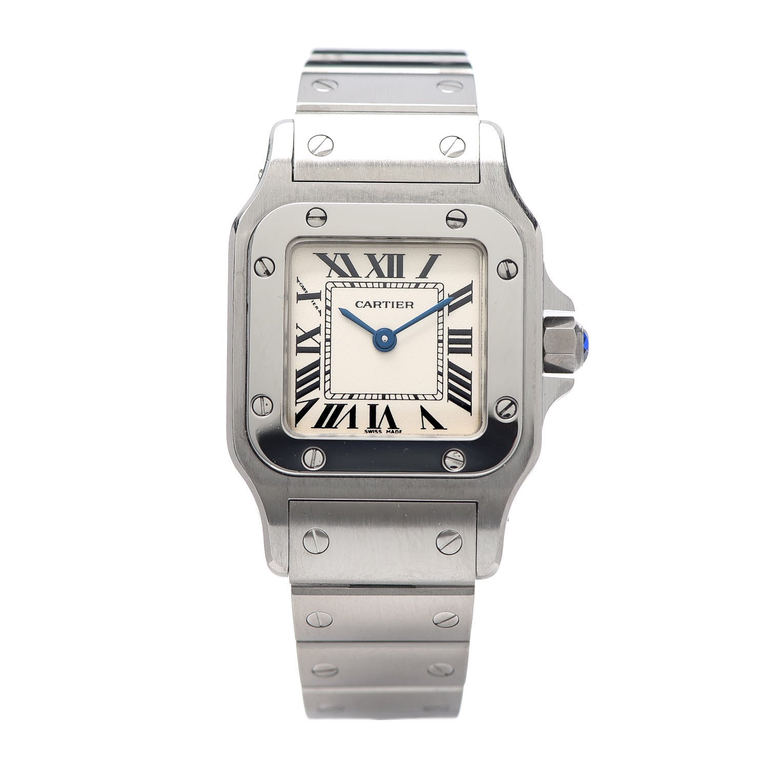 Cartier Stainless Steel 24mm Santos de Cartier Galbee Quartz Watch 1 of 5