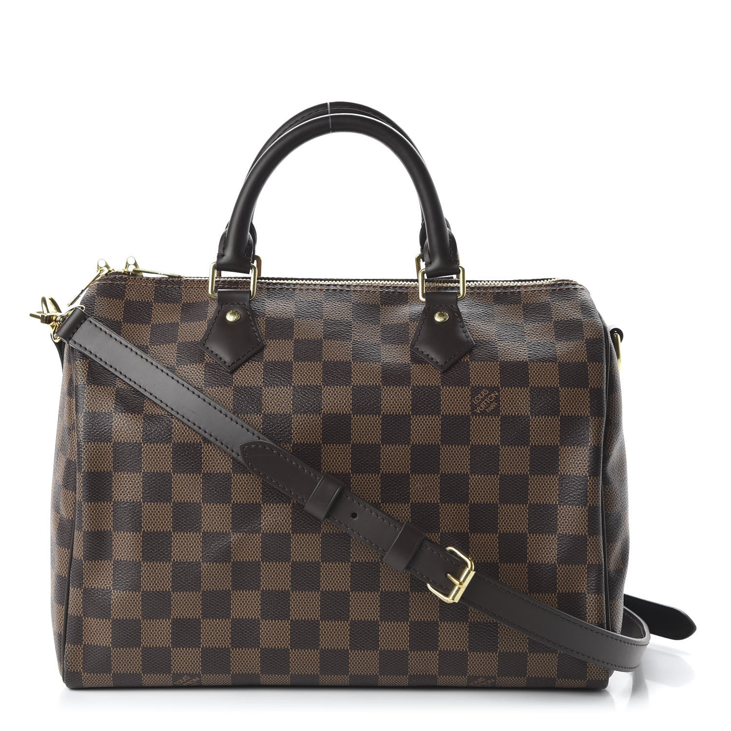 Louis Vuitton Damier Ebene Speedy Bandouliere 30 1 of 10