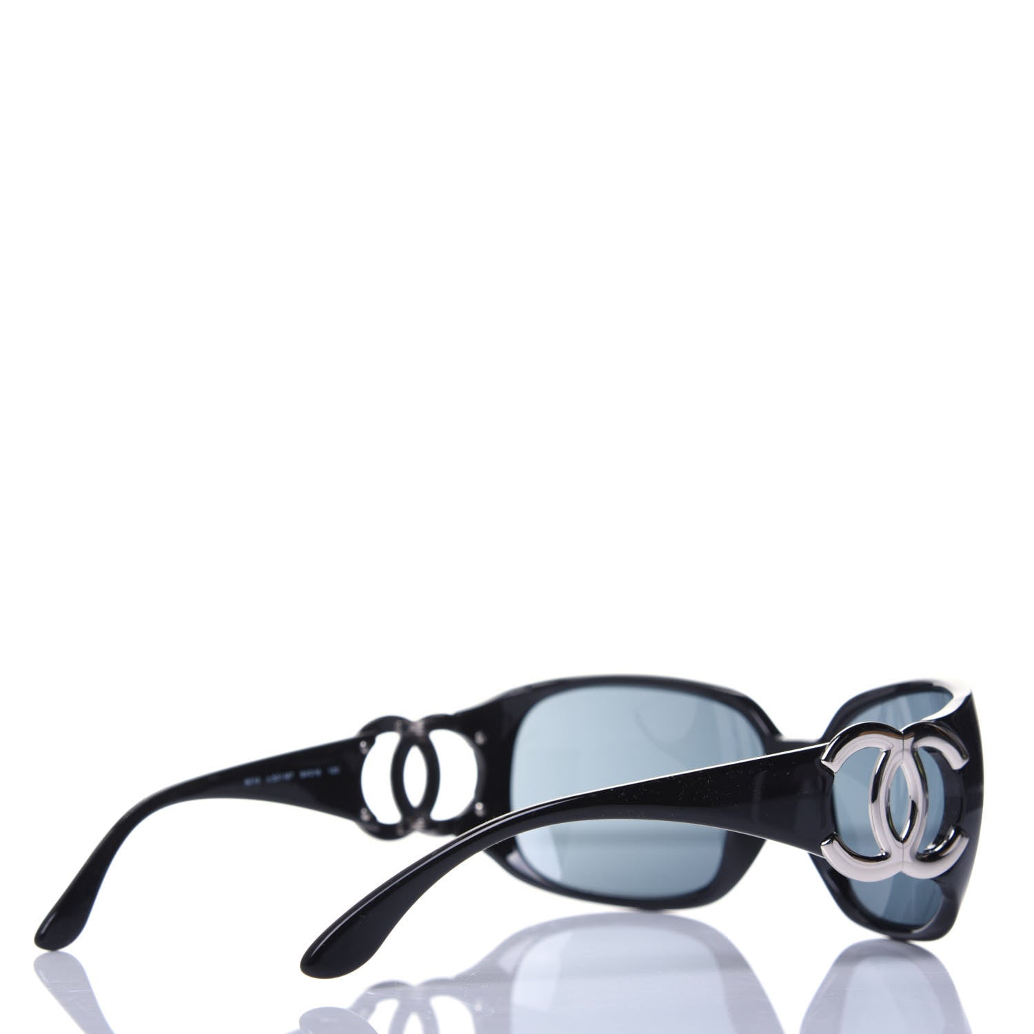 Chanel CC Sunglasses 6014 Black 4 of 7