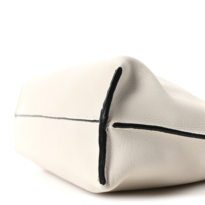 Loewe Calfskin Mini Flamenco Knot Clutch Soft White 9 of 9