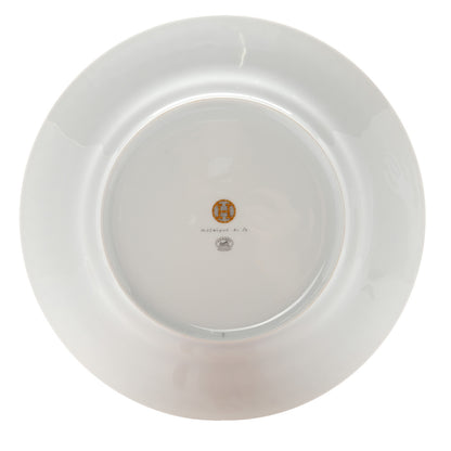 Hermes Porcelain Mosaique Au 24 Gold Dinner Plate Set of 2 4 of 5