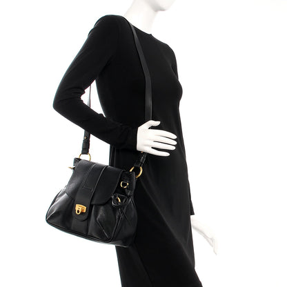 Chloe Lambskin Small Lexa Shoulder Bag Black 2 of 9
