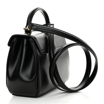 Celine Satinated Calfskin Mini 16 Top Handle Bag Black 3 of 12