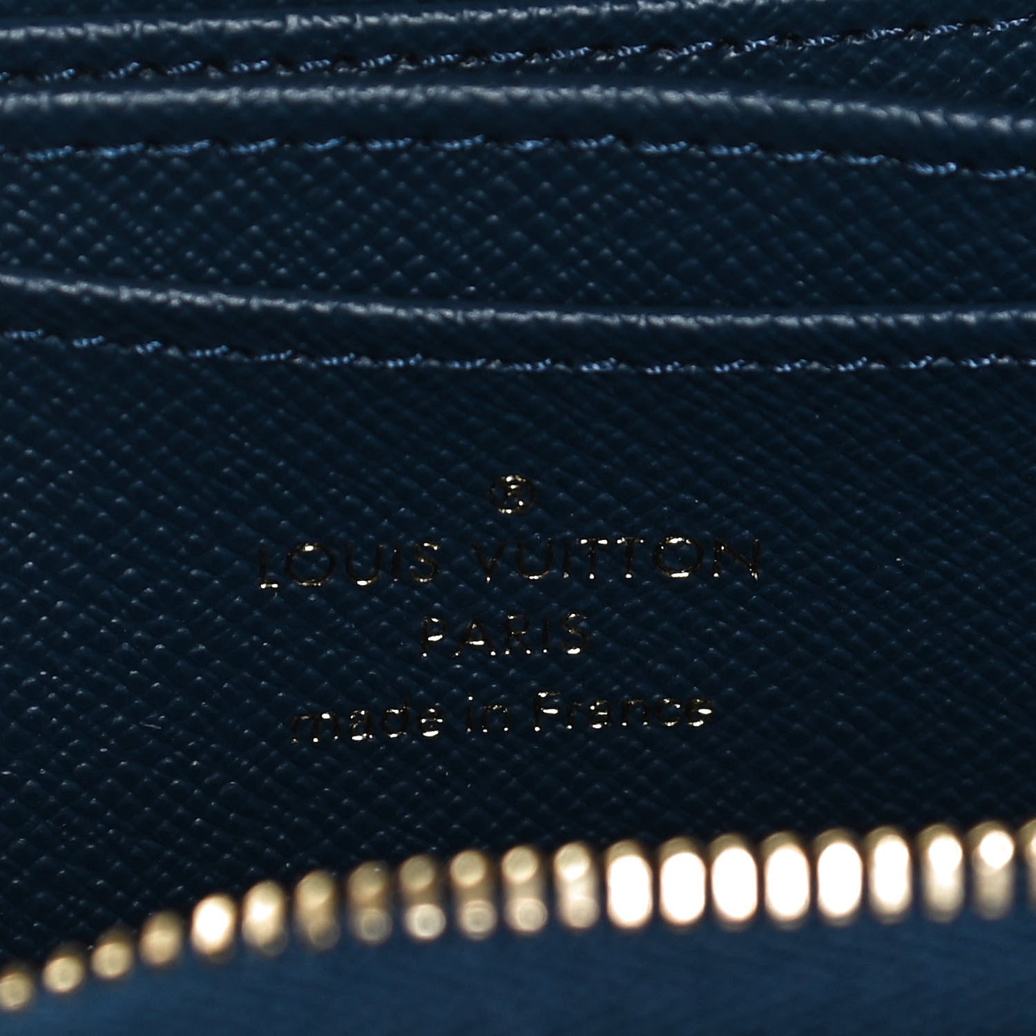Louis Vuitton Denim Monogram Jacquard Zippy Coin Purse Bleu 5 of 10