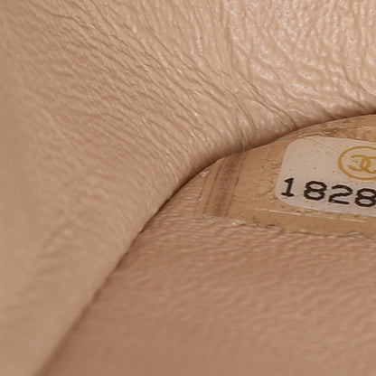 Chanel Caviar Quilted Medium Double Flap Beige Clair 8 of 10