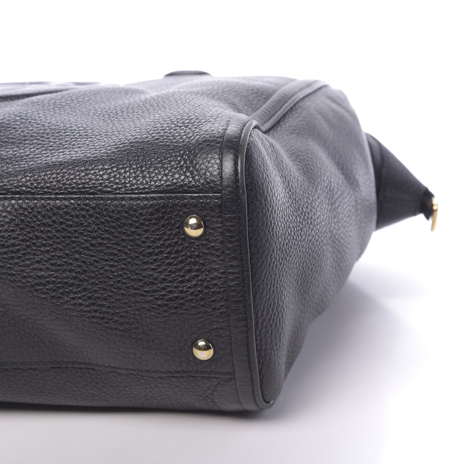 Gucci Pebbled Calfskin Large Soho Top Handle Bag Black 12 of 12