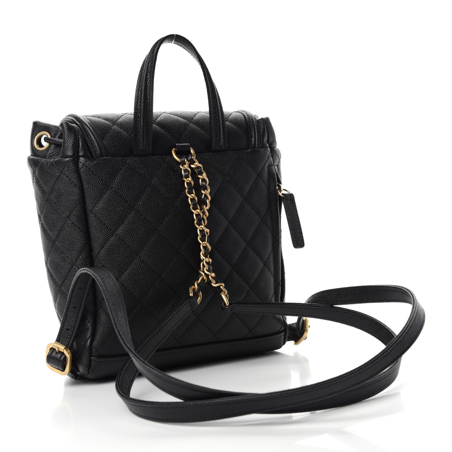 Chanel Caviar Quilted Small Filigree Backpack Black 3 of 10