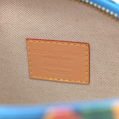 Louis Vuitton Monogram Surfin' Keepall Bandouliere 25 Bright Blue 6 of 12