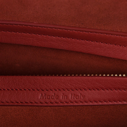 Celine Supple Calfskin Medium Phantom Luggage Red 6 of 8