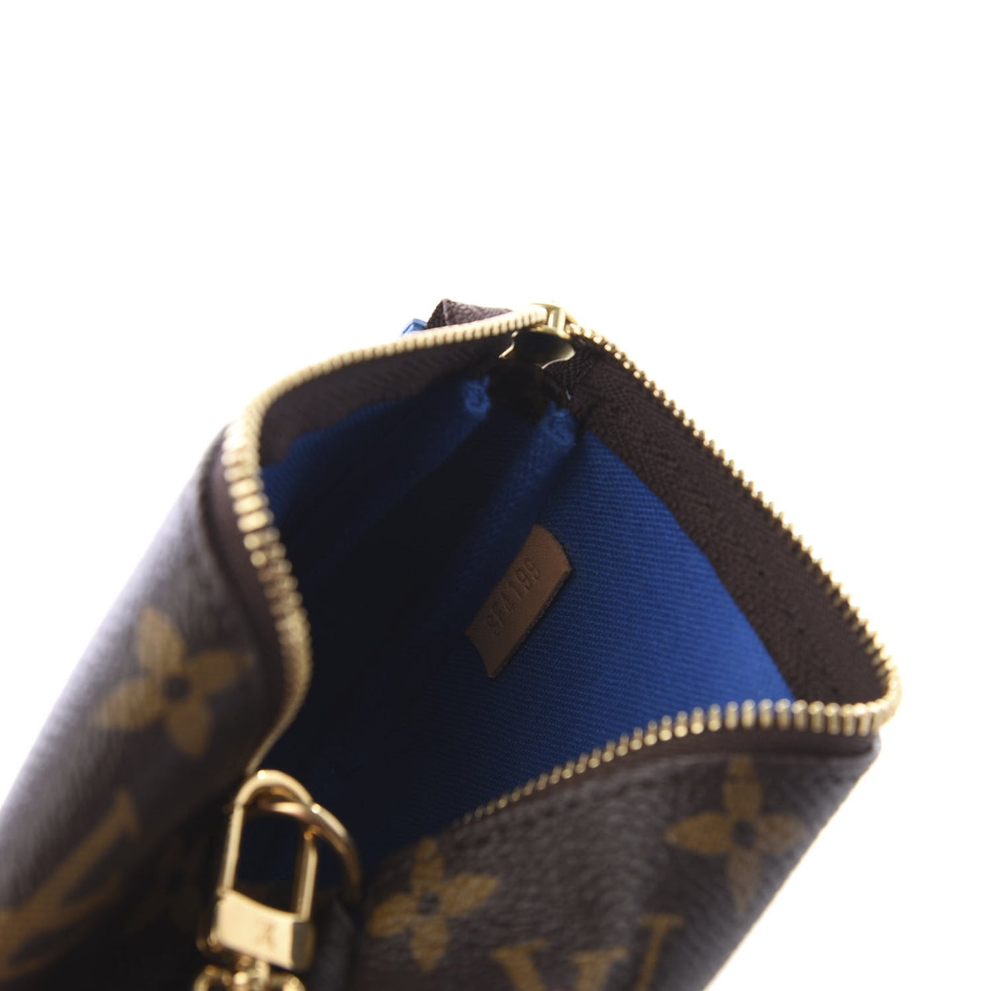 Monogram 2019 Christmas Animation Mini Venice Pochette Accessories Blue