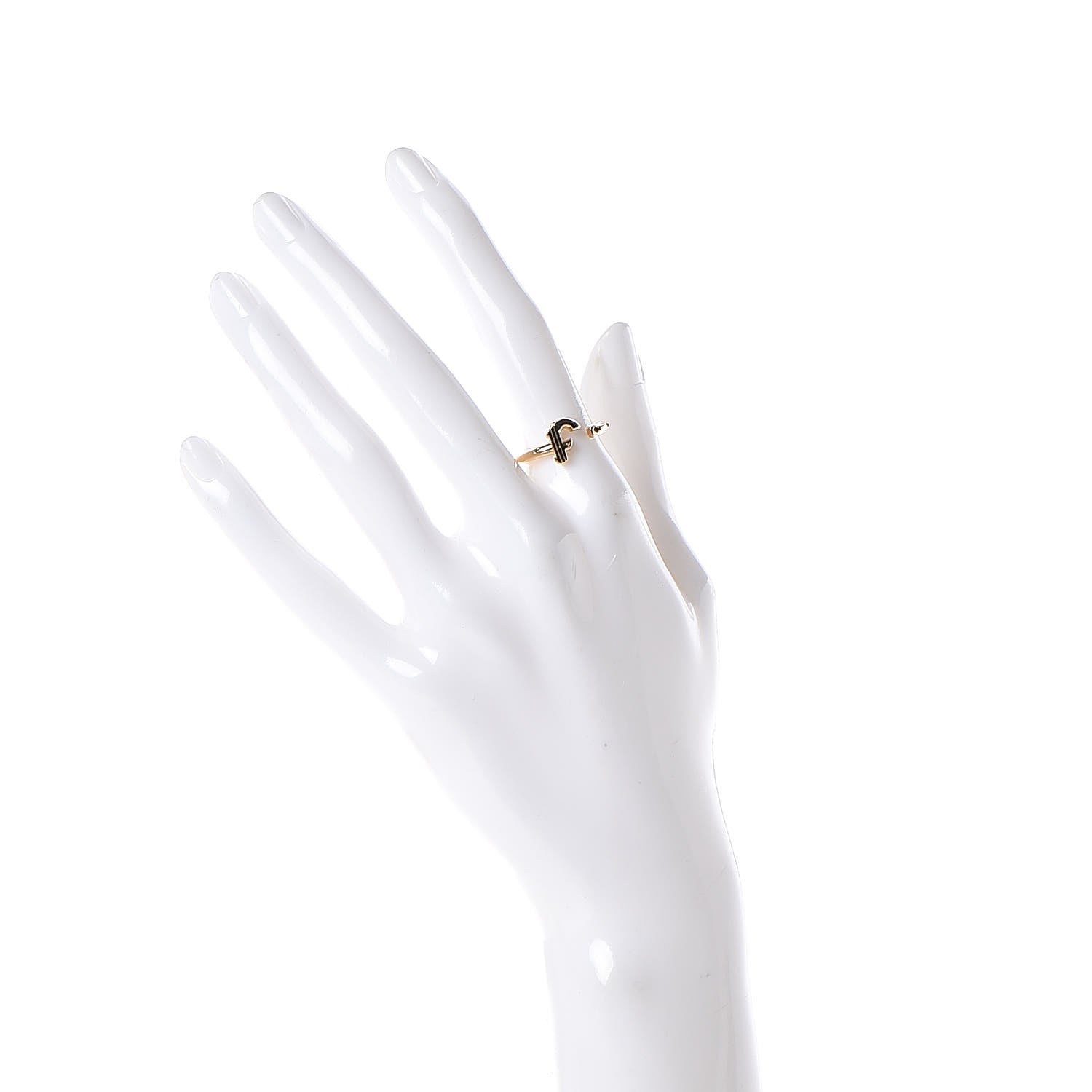 Louis Vuitton LV And Me Letter F Ring M Gold 2 of 7