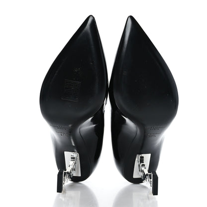 Saint Laurent Patent Calfskin Opyum 85 Pumps 37.5 Black 5 of 8