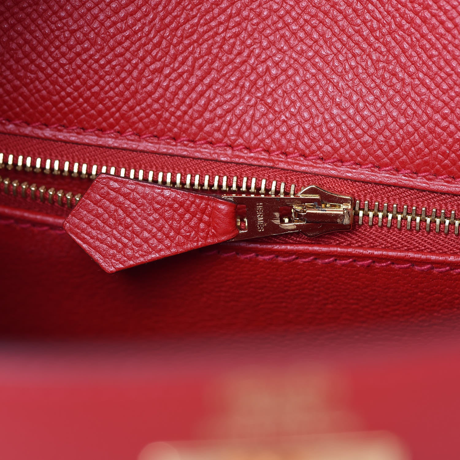 Hermes Epsom Kelly Sellier 28 Rouge Casaque 8 of 33