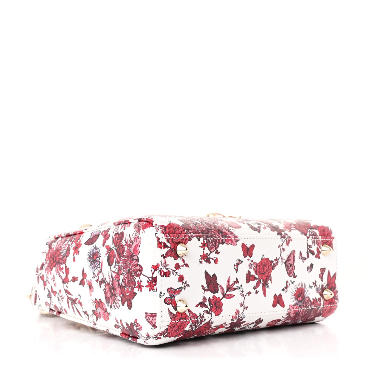 Christian Dior Calfskin Le Coeur Des Papillons Small My ABCDior Lady Dior White Multicolor 4 of 10