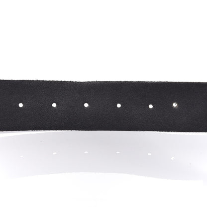 Gucci Faded Calfskin Double G 40mm Belt 80 32 Black 7 of 7