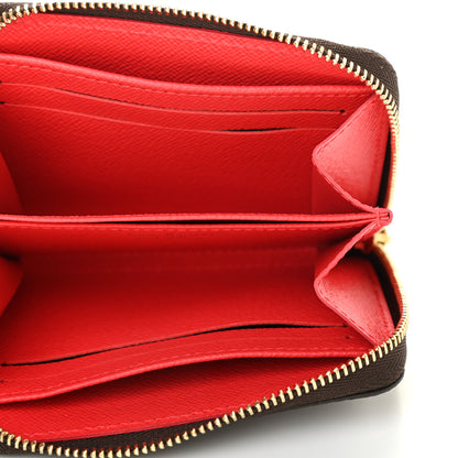 Louis Vuitton Damier Ebene 2021 Christmas Animation London Zippy Coin Purse Red 5 of 7