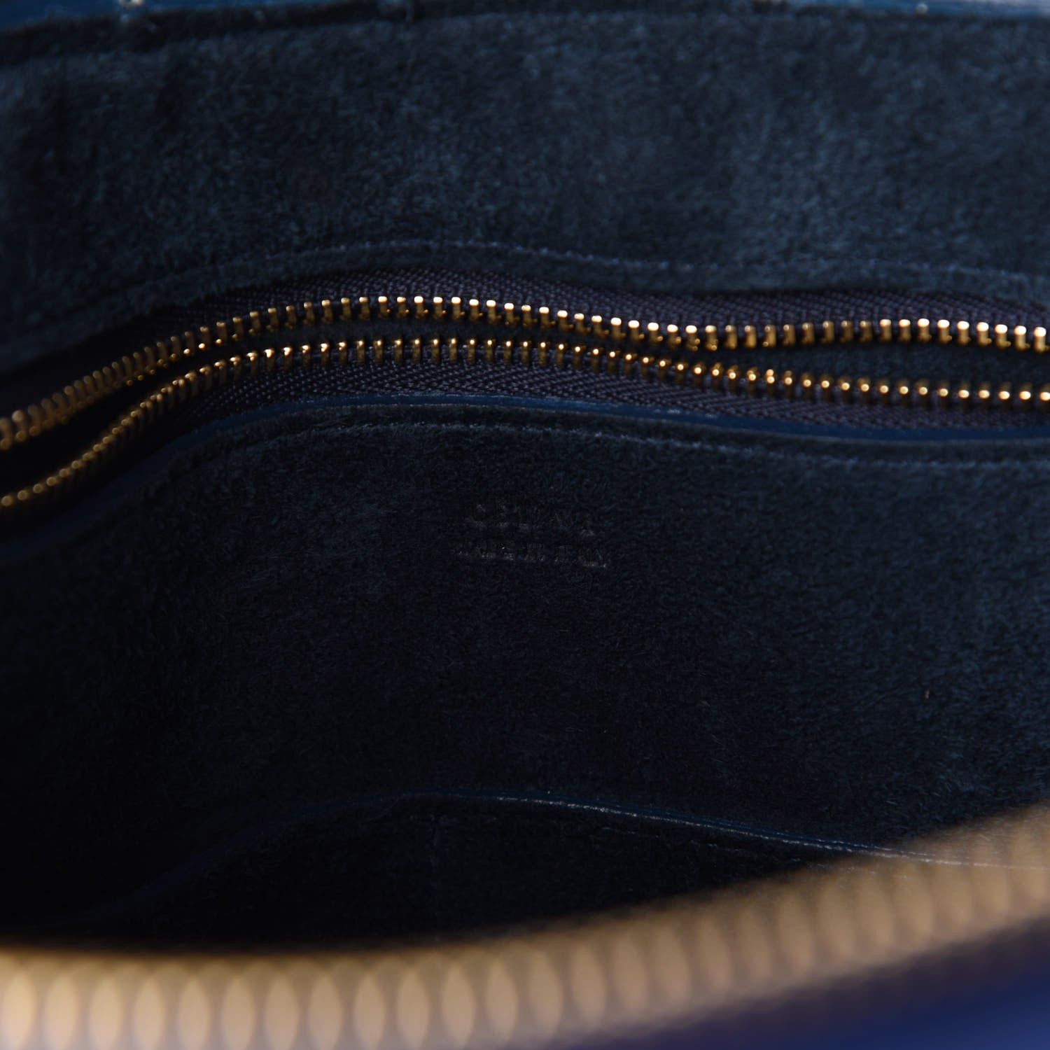 Celine Smooth Calfskin Medium Ring Bag Indigo 6 of 9
