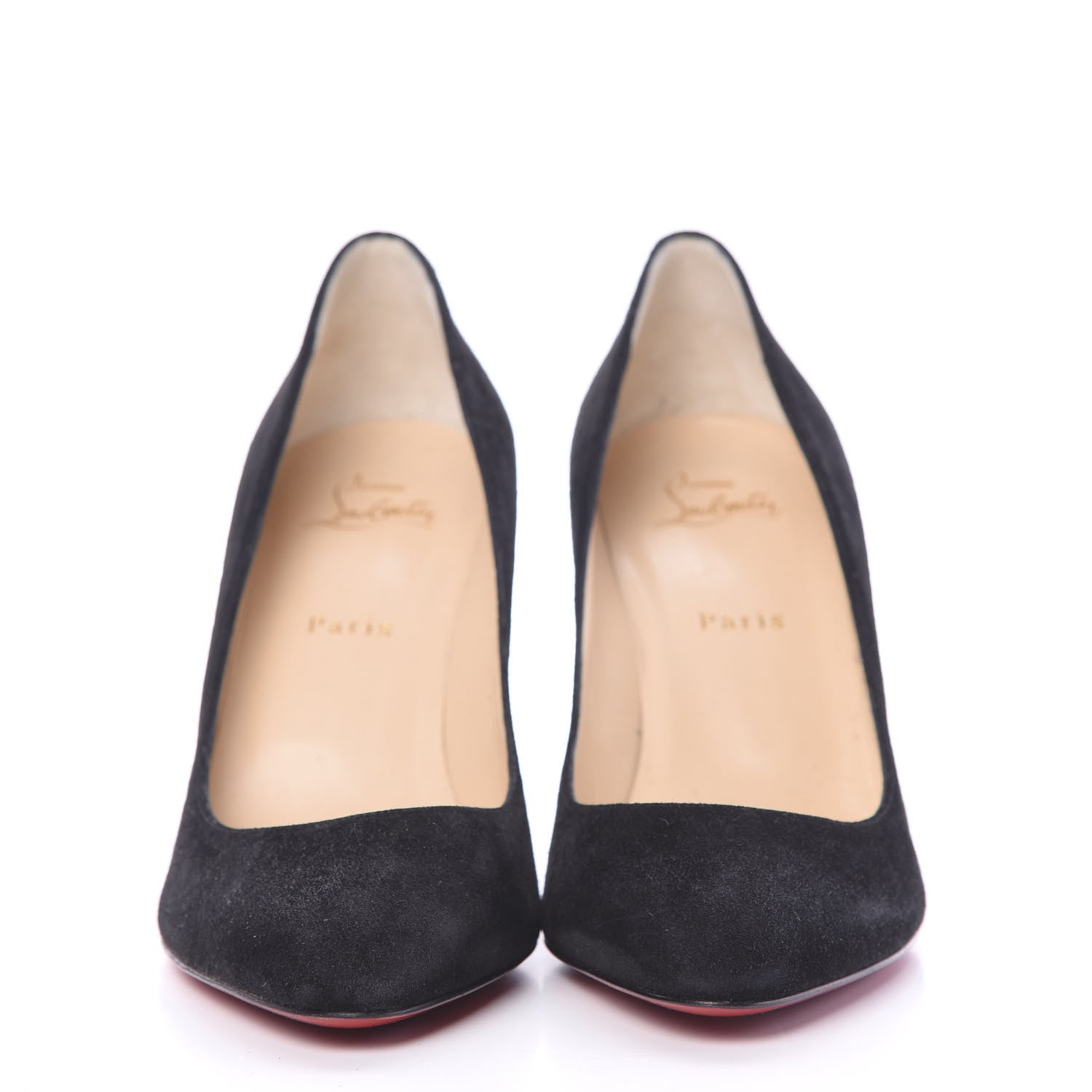 Christian Louboutin Veau Velours Eloise 85 Pumps 41 Black 2 of 9