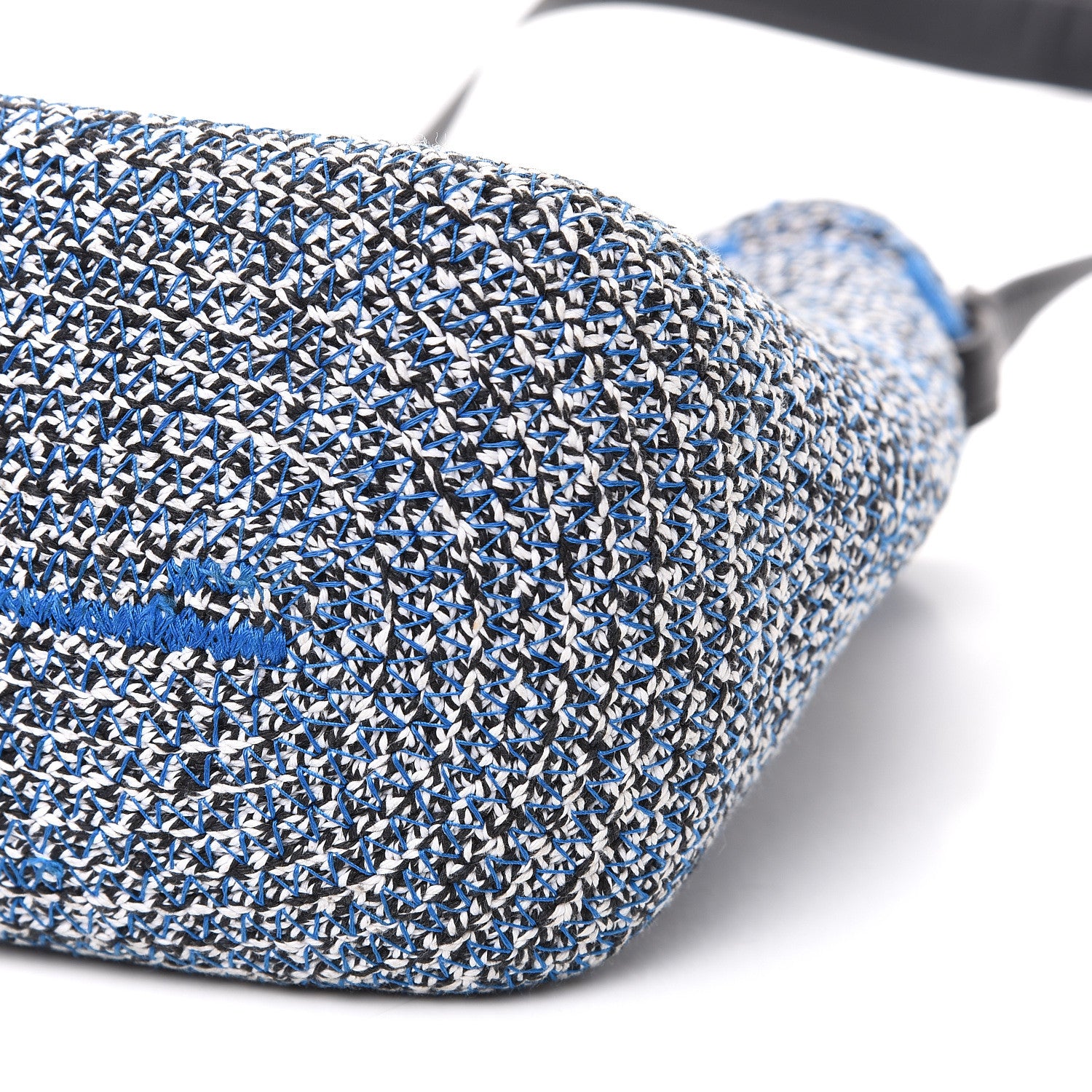 Balenciaga Tweed Toggle Convertible Tote Bleu 9 of 11